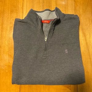 IZOD Men’s Gray Quarter Zip XL